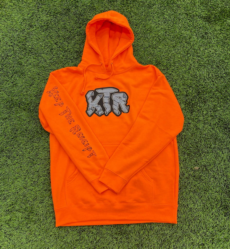 Heavyweight discount orange hoodie