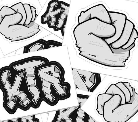 KTR Kiss Cut Stickers (2 for $5)