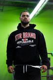 Black "Non-Refundable" Heavyweight Hoodie